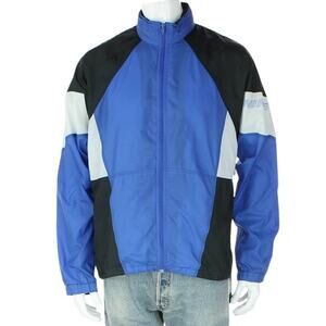 90s Vintage Nike Air Classic Gray Tag Color Block Windbreaker Rain Hoodie Jacket